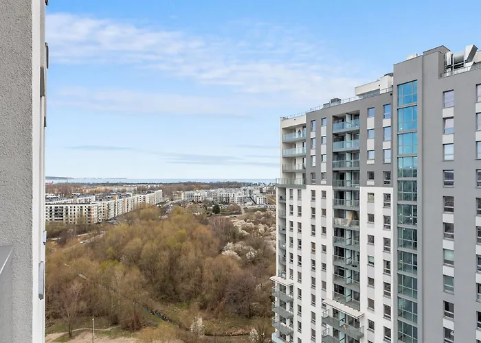 Horizon 152 - Sea View By Grand Lägenhet Gdańsk